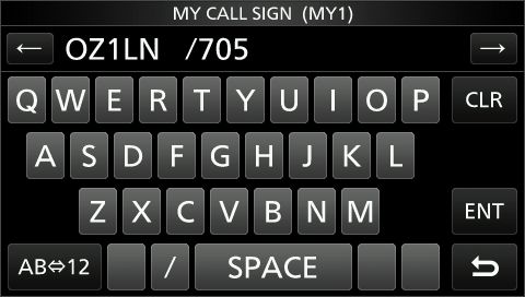 IC705 my call 4