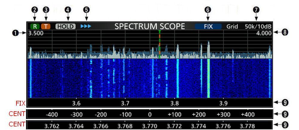 IC705 Spect Screen