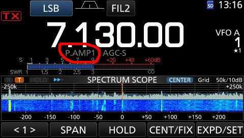 IC7300 p amp 1