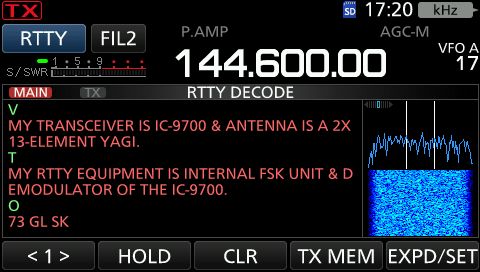 IC9700 RTTY 4