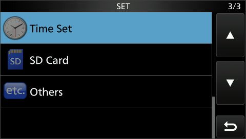 IC9700 set menu 3